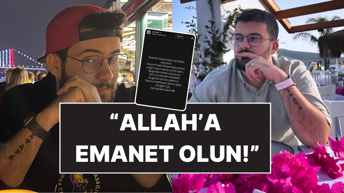 Jrokez Lakaplı Oğuzhan Dalgakıran&apos;ın Son Paylaşımı Gündem Oldu: “Hem Fenerbahçe Hem Yoğun Yayın Serisi Yordu”